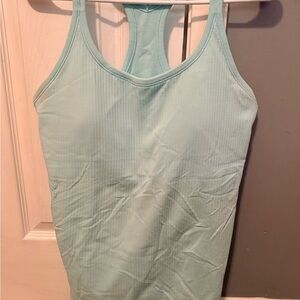 Turquoise Blue Racerback Tank Top - size 12 - lululemon